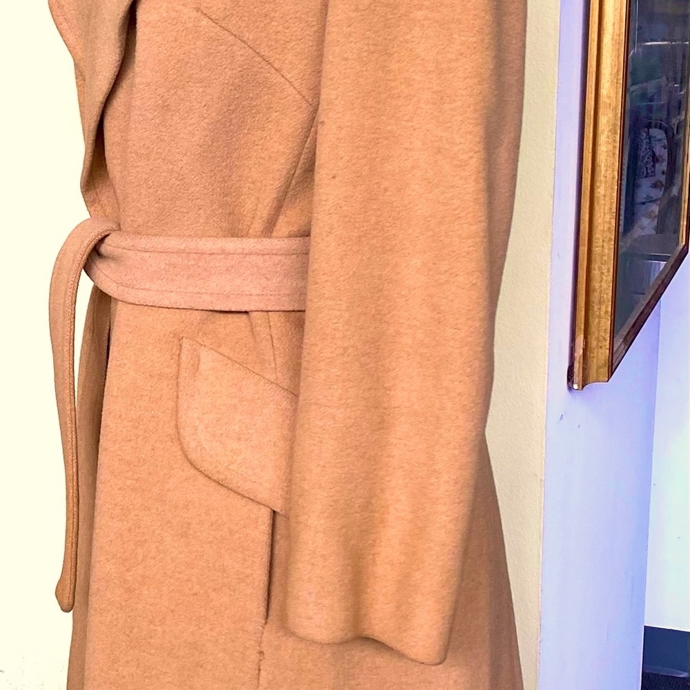 Vintage 100% Camel Hair Trench Coat